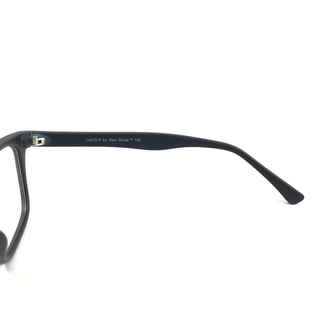 New Globe Eyeglasses Frames L4072-P TEAL GRAIN Rectangle Full Rim 53-17-140